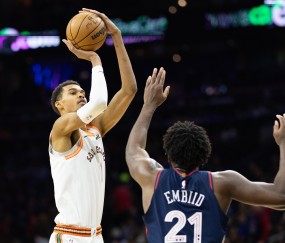 2026世界杯投注-巴图姆：恩比德说文班无法打破盖帽纪录 因没人敢在他面前投篮